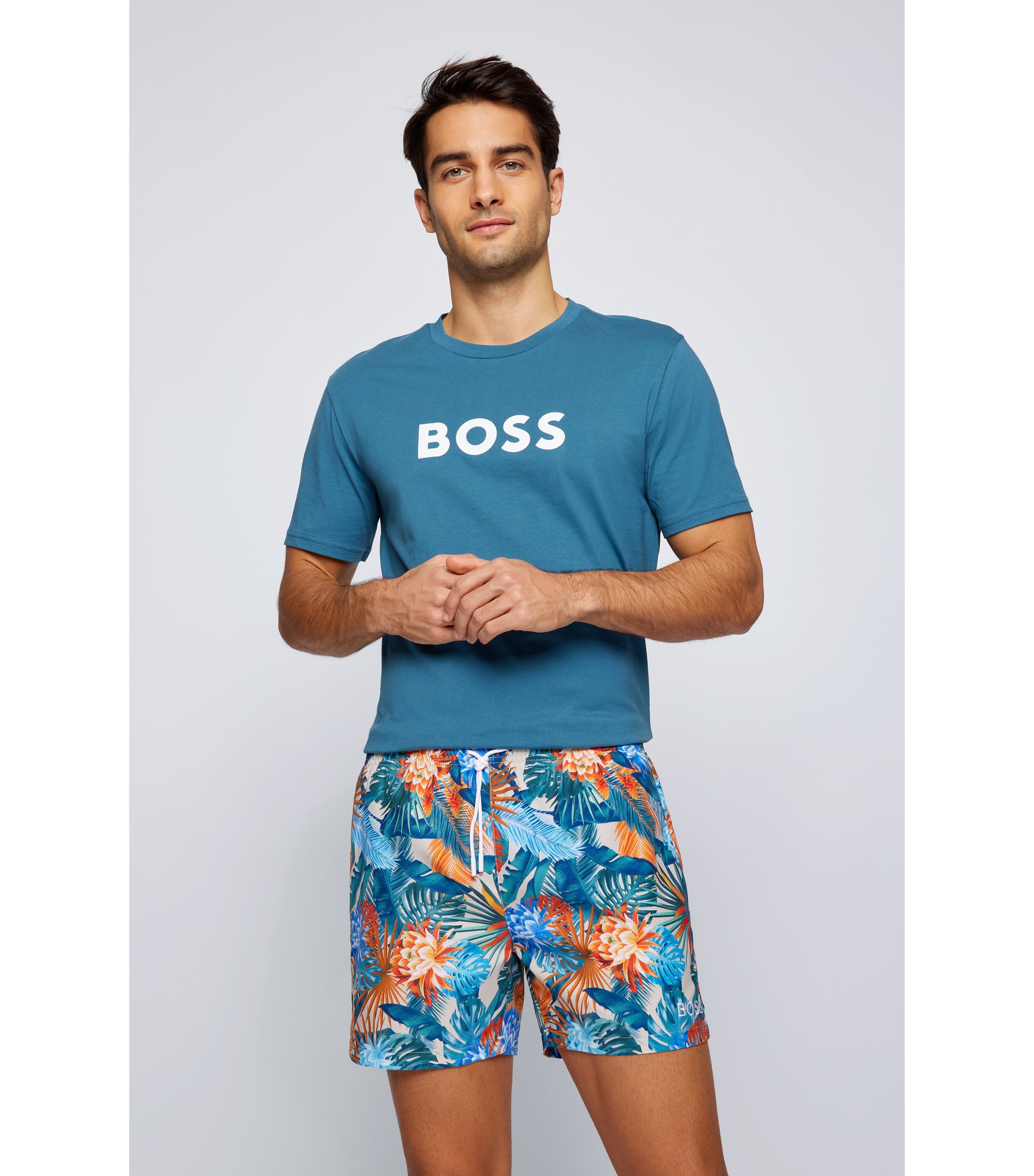 Men's Designer Wear Get Summer Ready In Our Mens Hugo Boss Capri Shorts